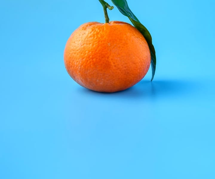 orange with orange background