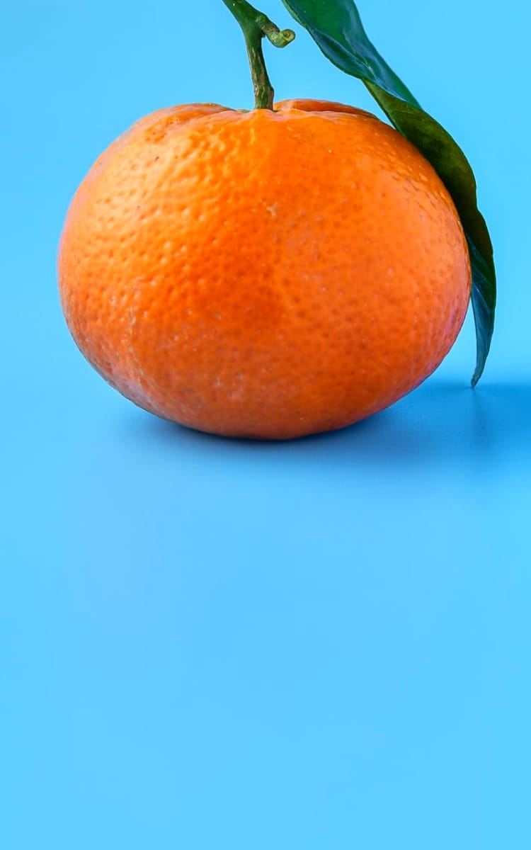 orange with orange background